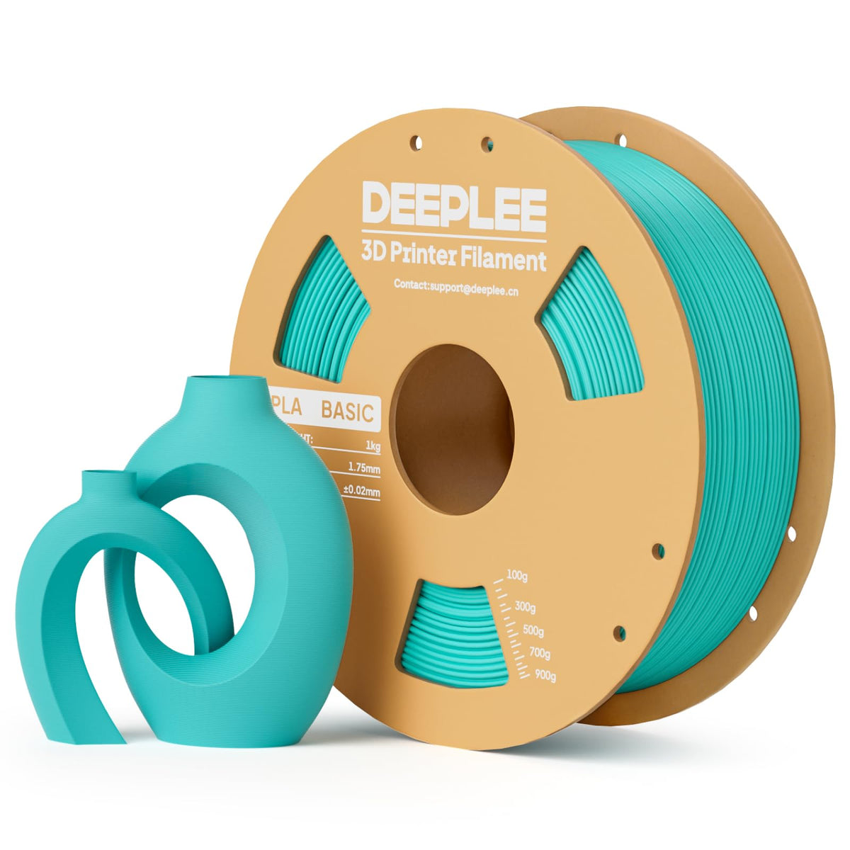 DEEPLEE PLA Filament 1.75mm, Basic 3D Filaments Beige 1kg