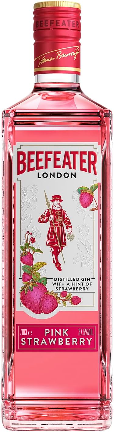 Beefeater Pink Strawberry Flavoured Gin, 37.5% ABV, 70 cl