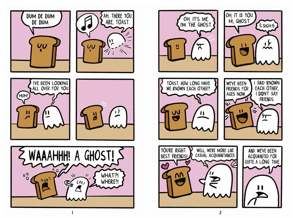Ghost and Toast: brilliantly bonkers and side-splittingly funny graphic novel adventures for fans of BUNNY VS MONKEY and DONUT SQUAD!