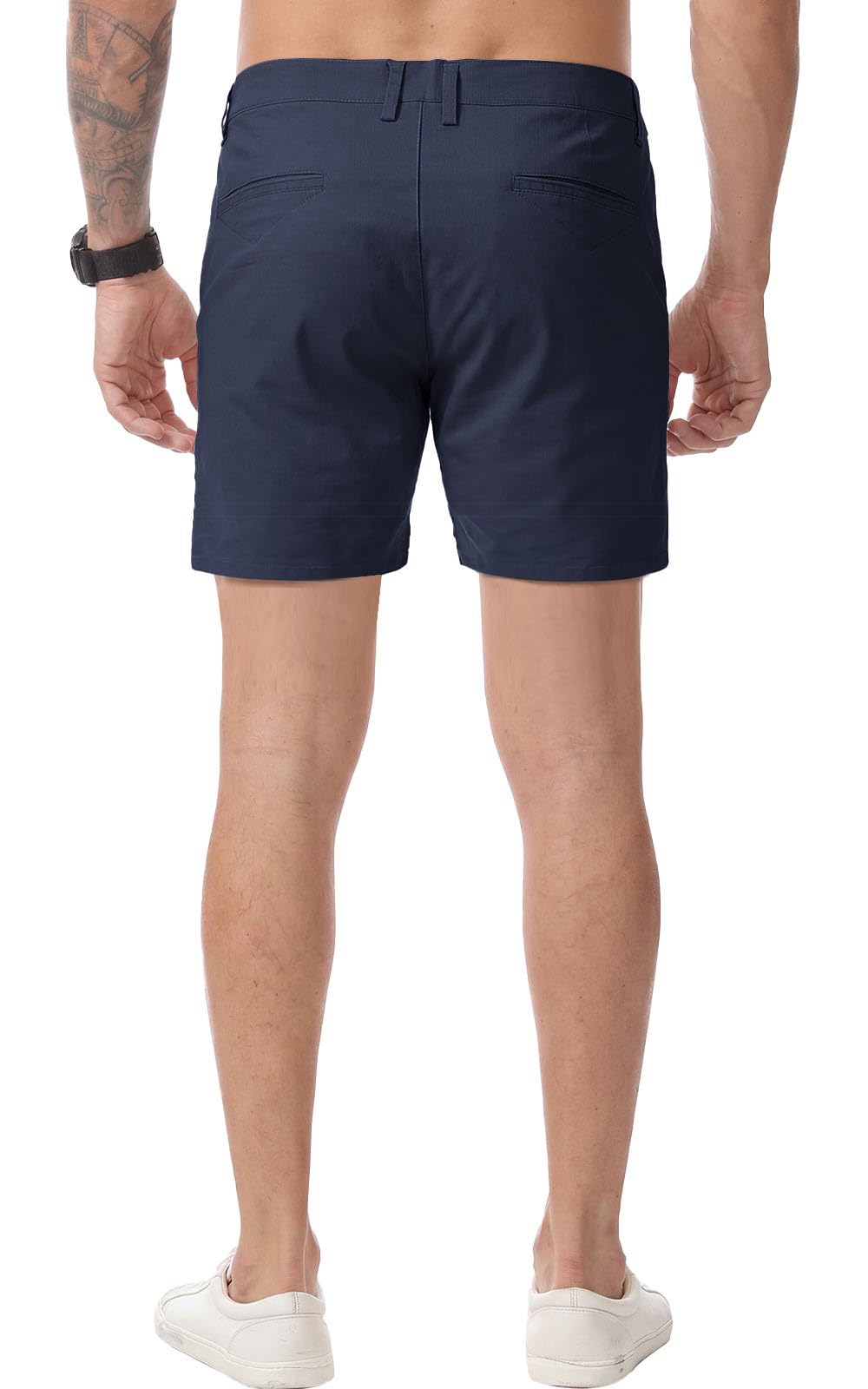 Men’s 7”/ 9” Chino Shorts Casual Elasticated Waist with 4 Pockets