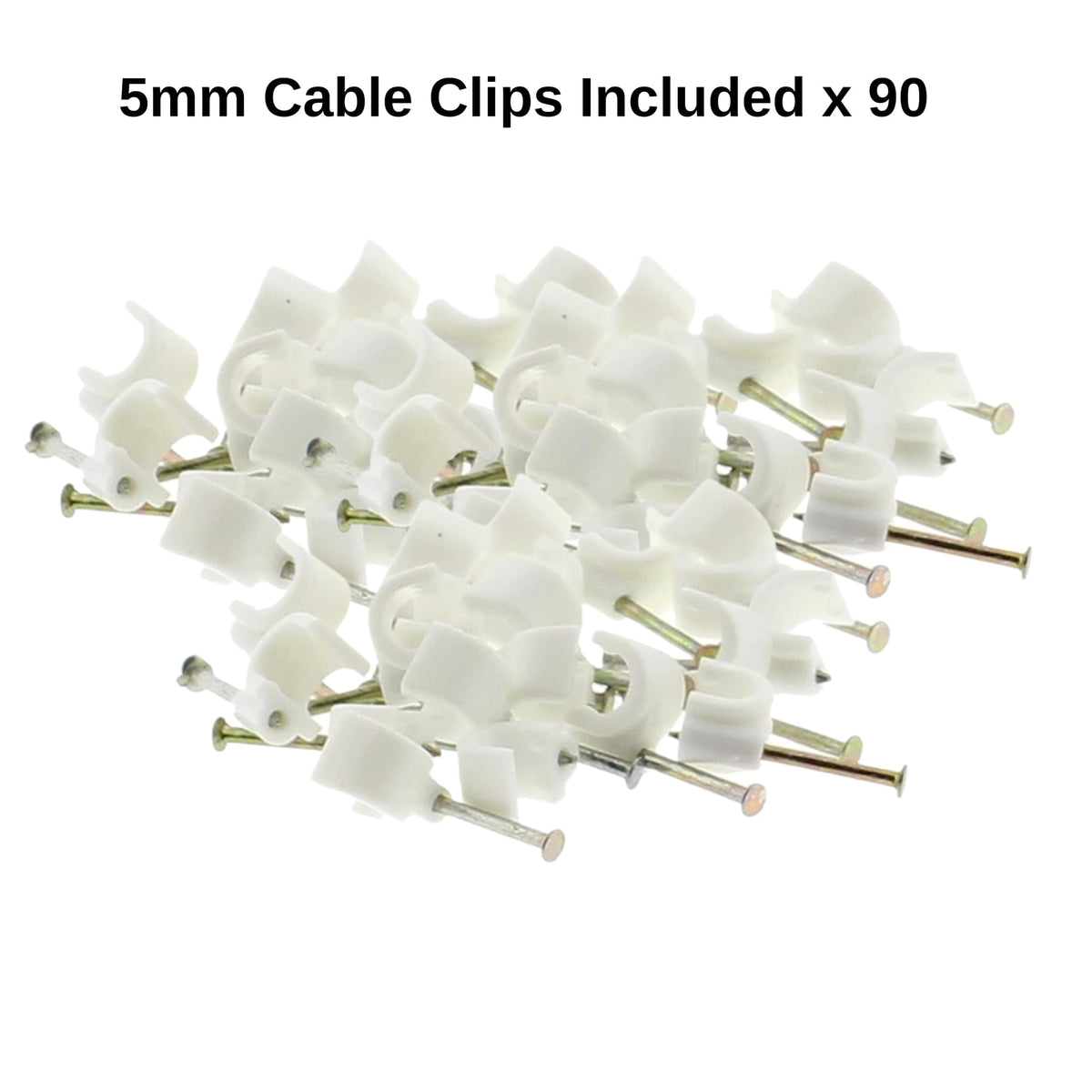 3C2V TV Coaxial Cable 8M - Nickel Plated RF Coax Extension Lead for Freesat, Aerial Socket, Freeview, Sat,DVD,VCR,SKY, Smart U-HD TV, Virgin, BT, Antenna Box, Y Splitter, Signal Booster 8.0 Meter