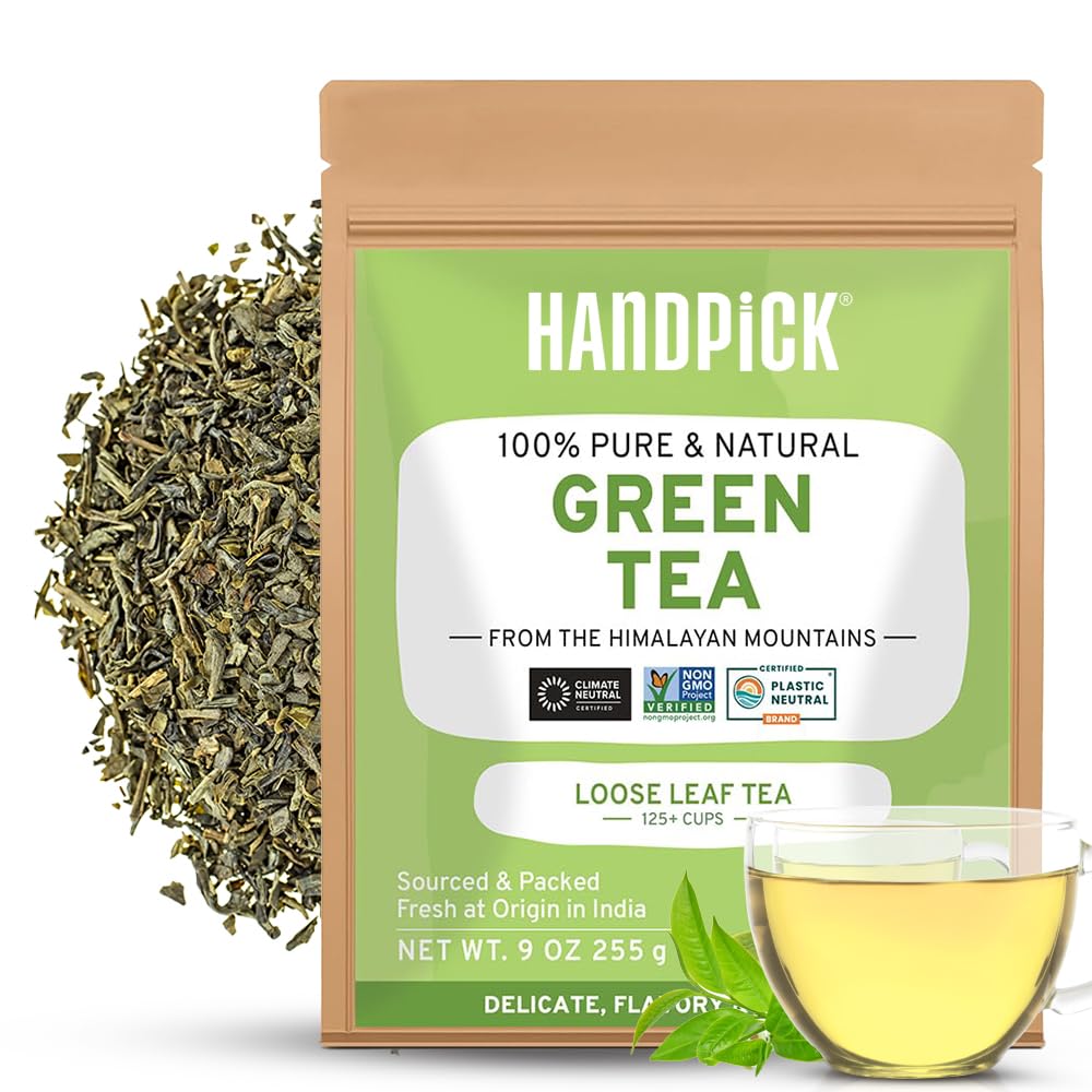 HANDPICK, Spearmint Tea Bags (100 Count), Spearmint Leaf Tea Bags