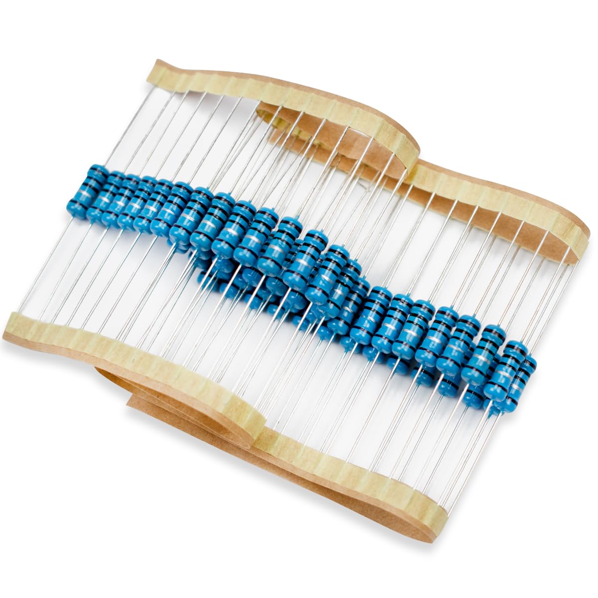 50 Pcs 1W 1% Tolerance 0.1 Ohm Metal Film Resistor Resistance for DIY Project and Experiments