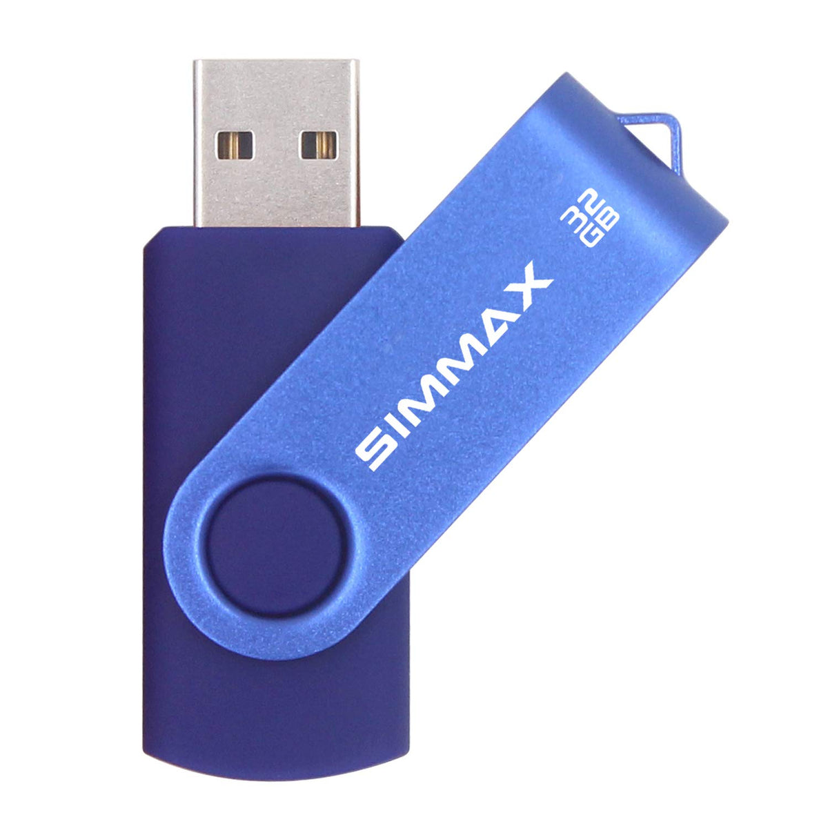 SIMMAX 32GB Memory Stick USB 2.0 Flash Drives Swivel Thumb Drive Pen Drive (32GB Purple)