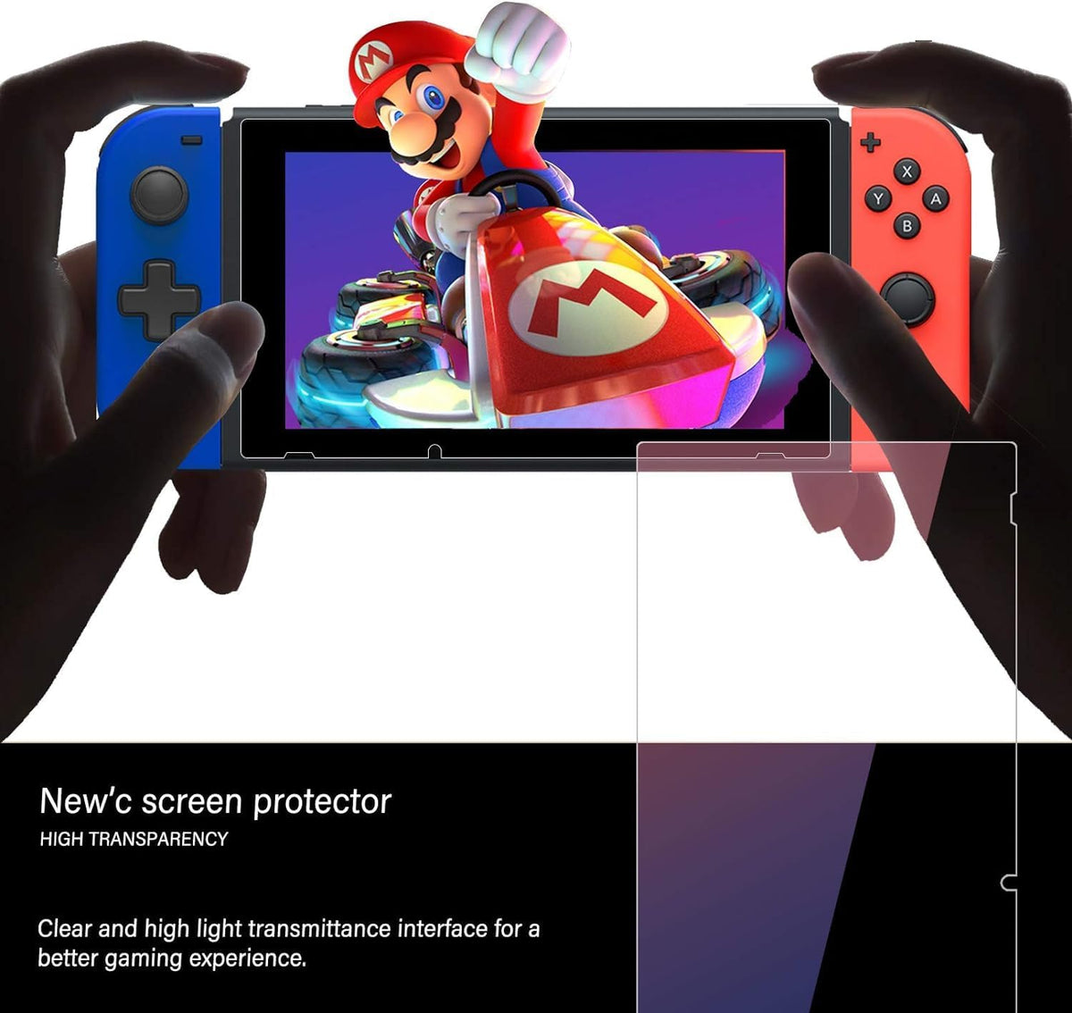 NEW'C for Nintendo Switch 2 Screen Protector Tempered Glass Bubble Free