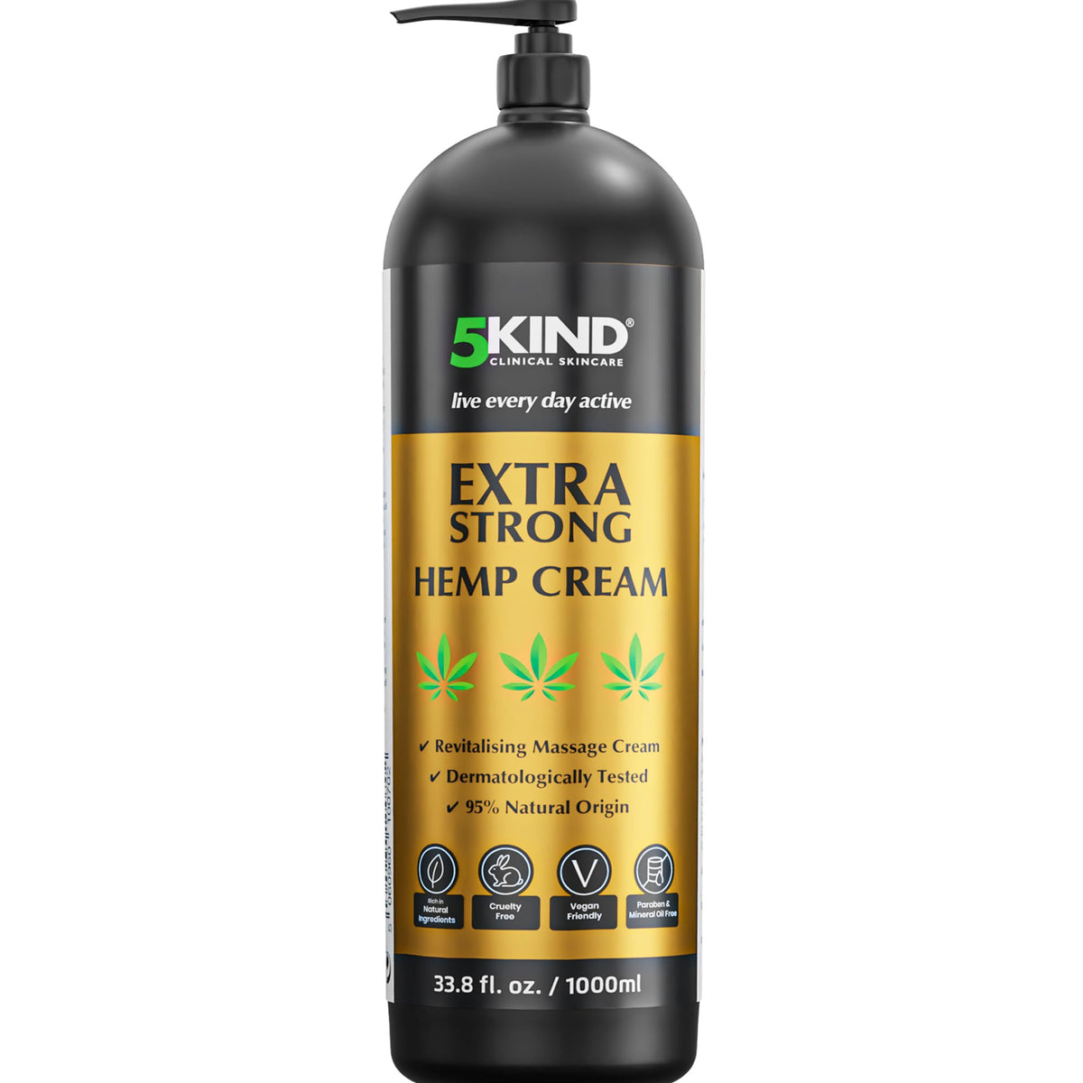 5Kind Extra Strong Hemp Cream 100ml - Hemp and Arnica Cream
