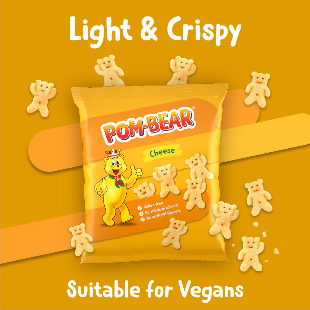 Pom Bear • Original Potato Snacks • Multipack • 6 Bags