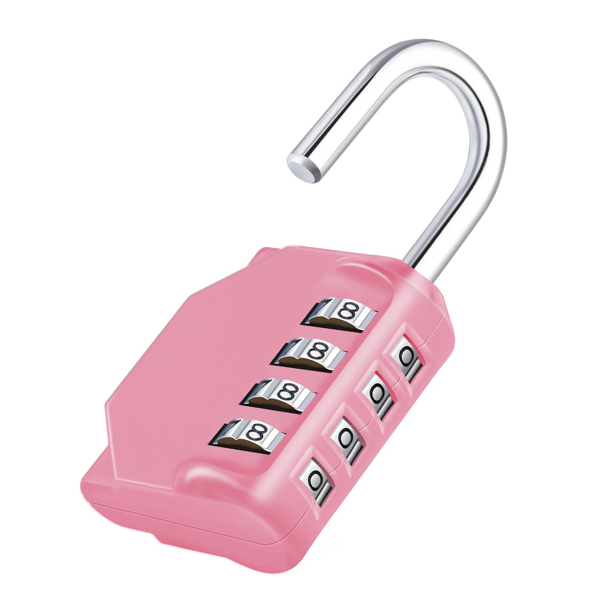 ZHEGE Combination Padlock, 4 Digit Coded Padlock (Sky Blue)