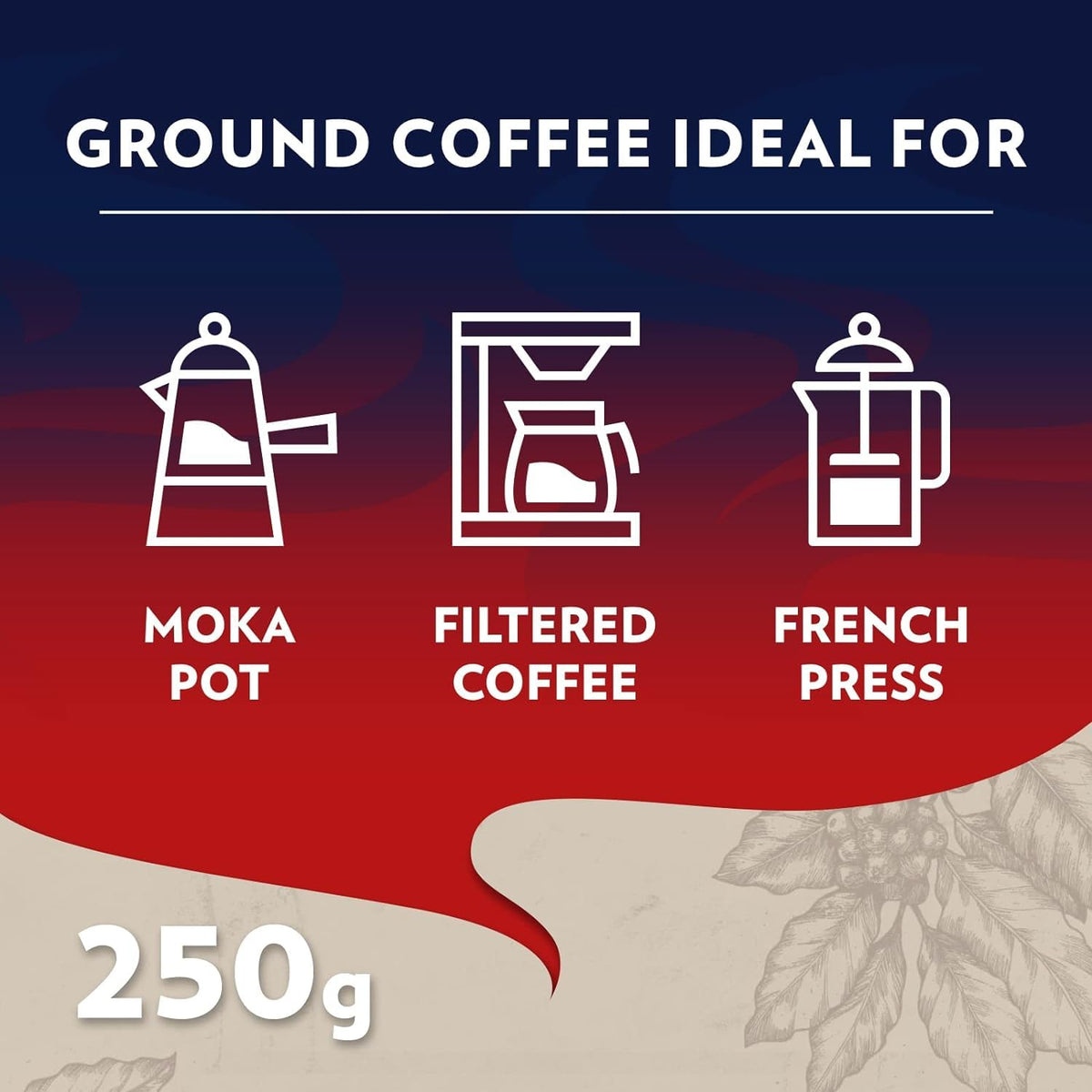 Lavazza CREAM AND AROMA KAWA ZIARNISTA 1000G
