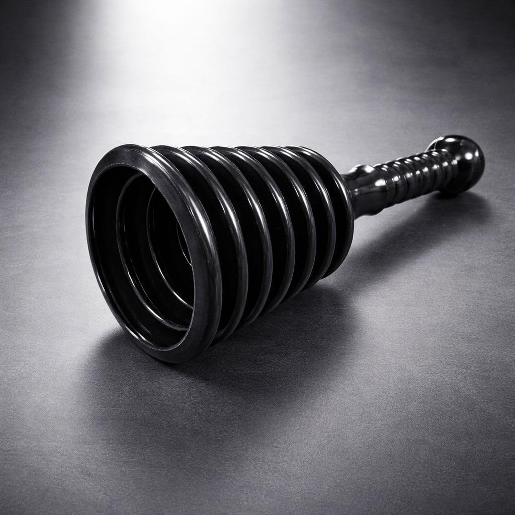 Plunger Toilet Sink Drain Bath Unblocker Cleaner Pump Plunger Ideal for Kitchens Bathrooms Sinks Bowls Baths Waste Pipes Showers Plumbers Plunger Powerful Unblocker Tools (Pack of 1)
