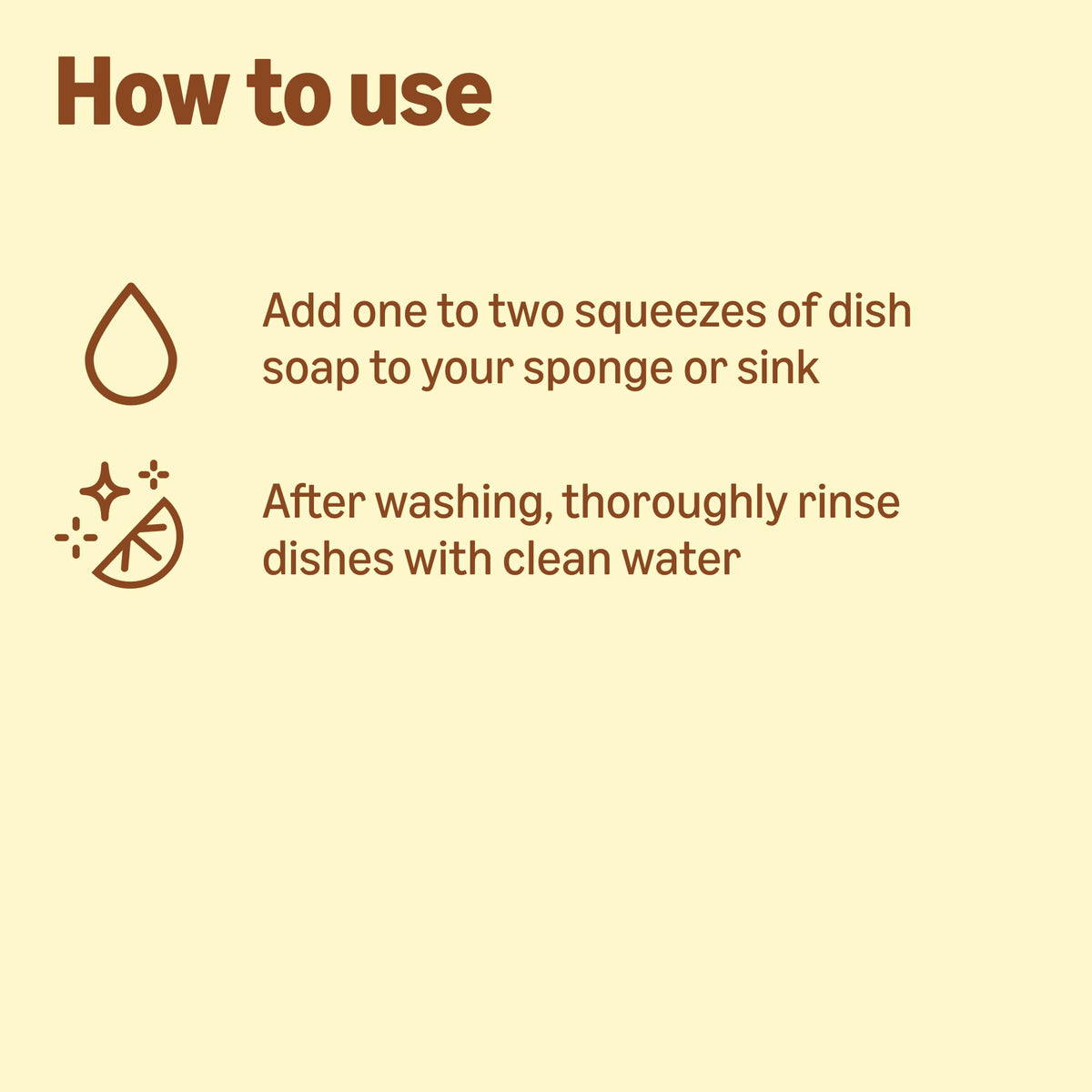 byAmazon Washing Up Liquid, Lemon 500ml (Pack of 2)