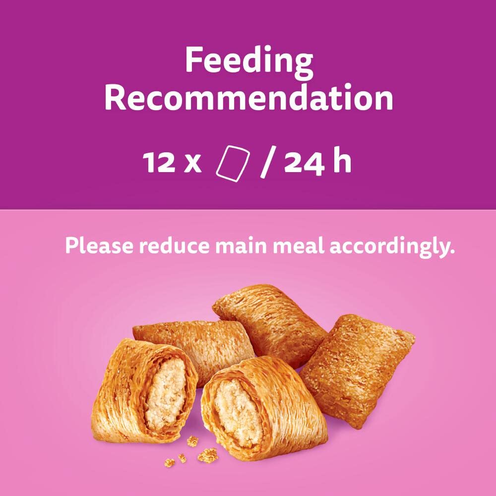 WHISKAS Crunch 100g (Pack of 6) - Tasty Topping Adult Cat Treat Biscuits