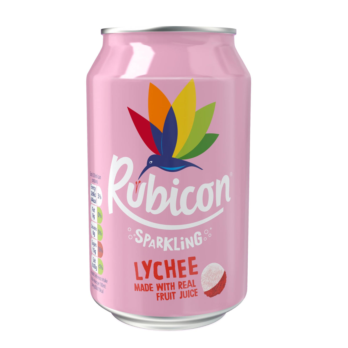 Rubicon Mango Sparkling Fruit Soft Drink, 6 Pack, 330ml Cans