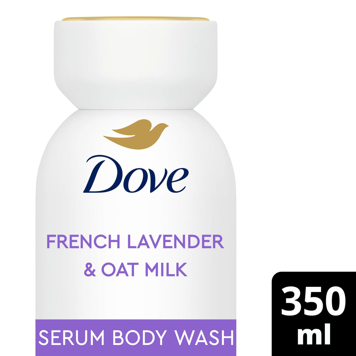 Dove Body + Mind Jojoba Oil & Coconut Milk Serum Body Wash body cleanser with antioxidant-rich vitamin E for glowing skin 350 ml