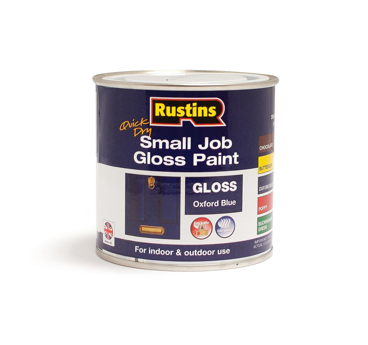RUSTINS Small Job Satin Paint Chocolate 250ml