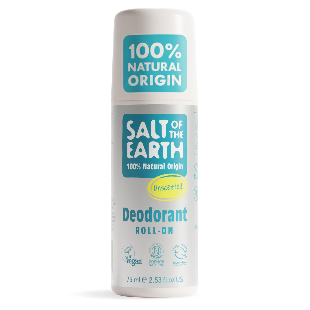 Salt of the Earth Natural Deodorant Roll On - Lavender & Vanilla - 75ml
