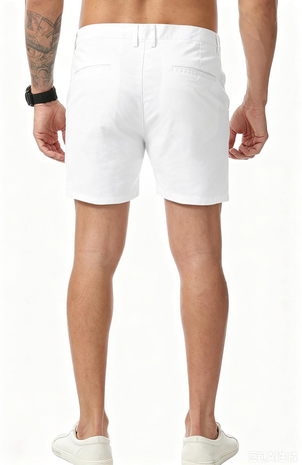 Men’s 7”/ 9” Chino Shorts Casual Elasticated Waist with 4 Pockets