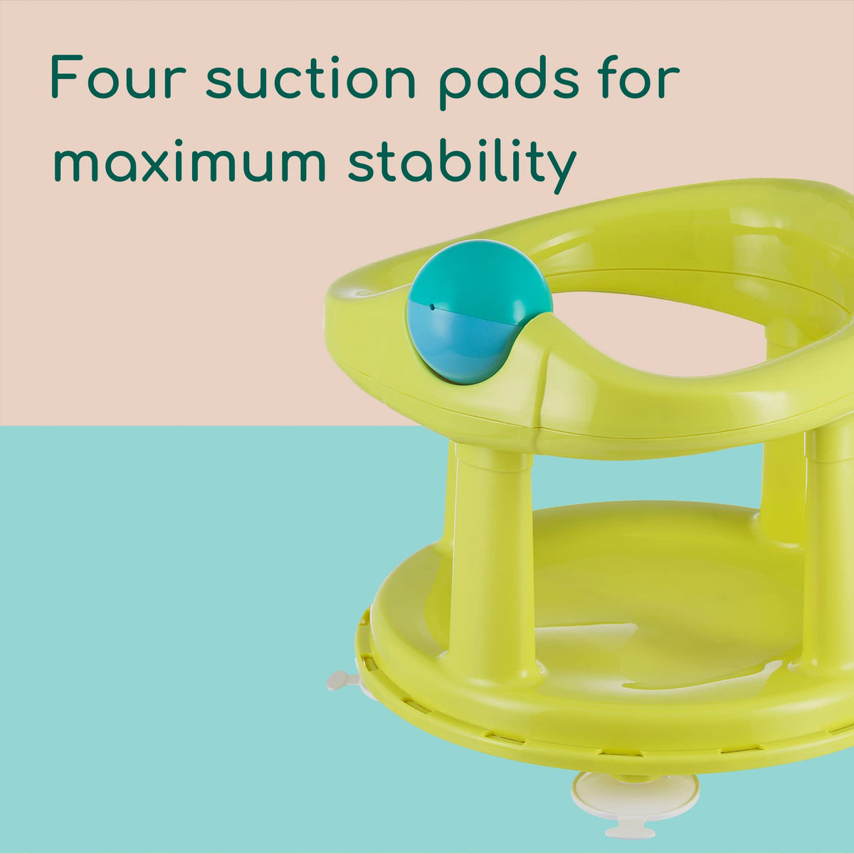 Bebeconfort Playful Swivel Baby Bath Seat, 0–10 kg, Blue