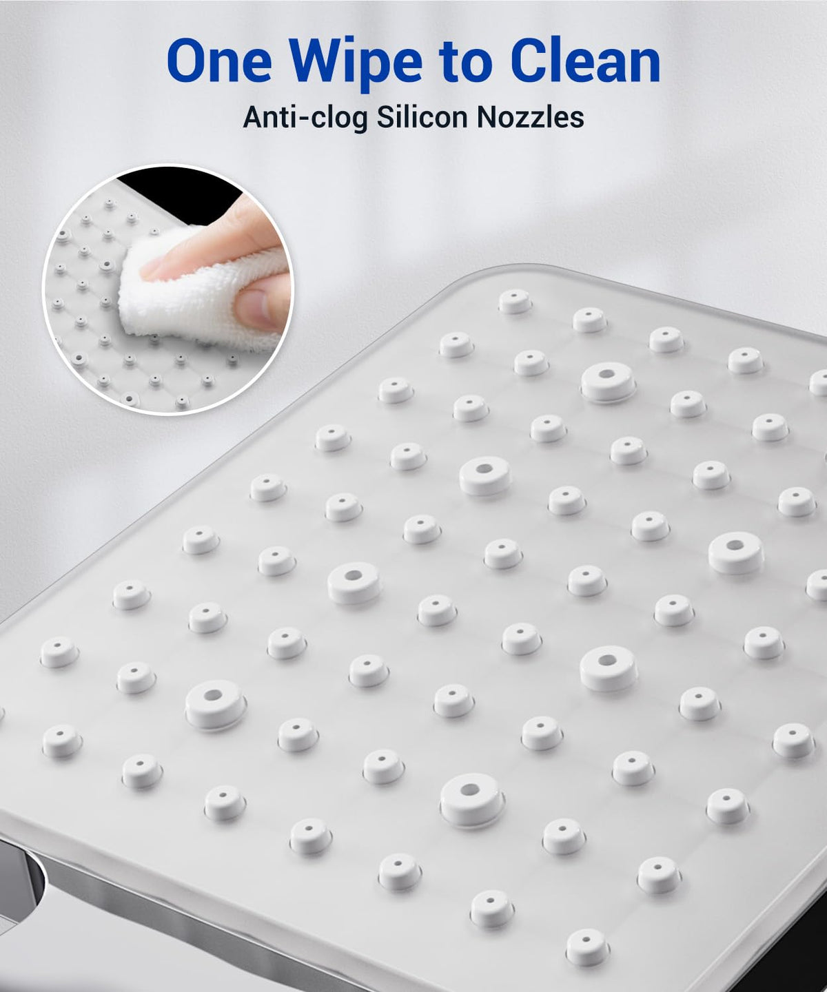 High Pressure Shower Head, Power Shower Head with 6 Modes