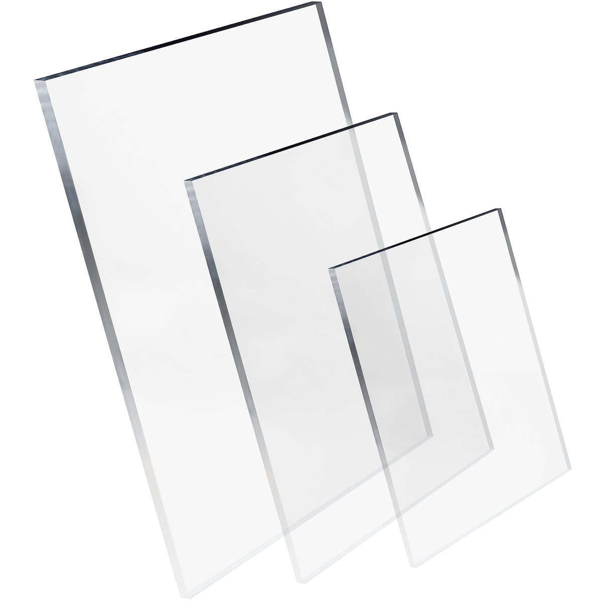 Pixly® Crystal Clear Acrylic Perspex Plastic Sheet | Transparent | A5 A4 A3 | 2mm/3mm/5mm Thickness - Multipurpose Crafting, DIY and More (Thickness: 3mm, A4-210mm x 297mm) (Pack of 3)