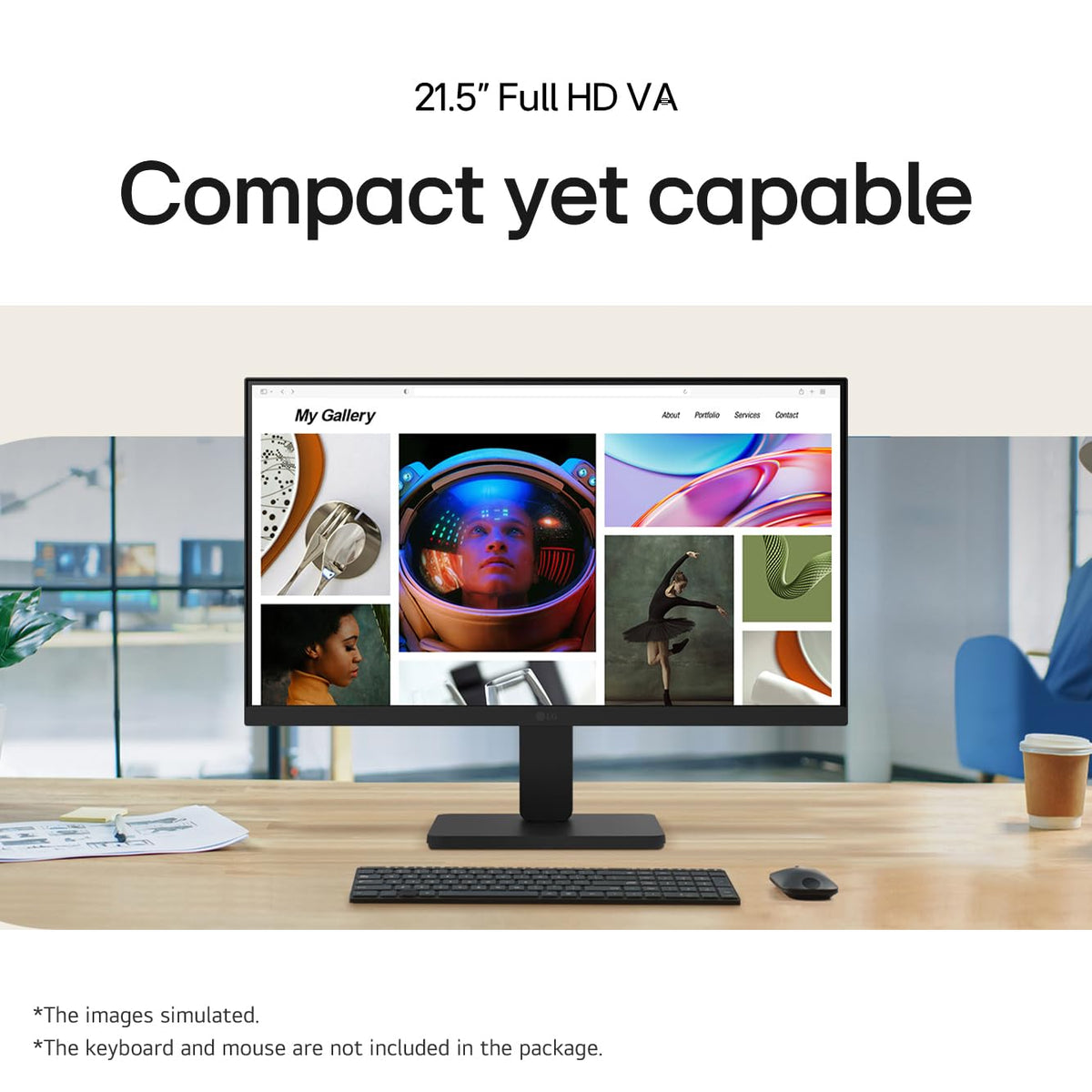 LG Monitor 24U411B-B 24 inch FHD 144Hz IPS Desktop Display, Black