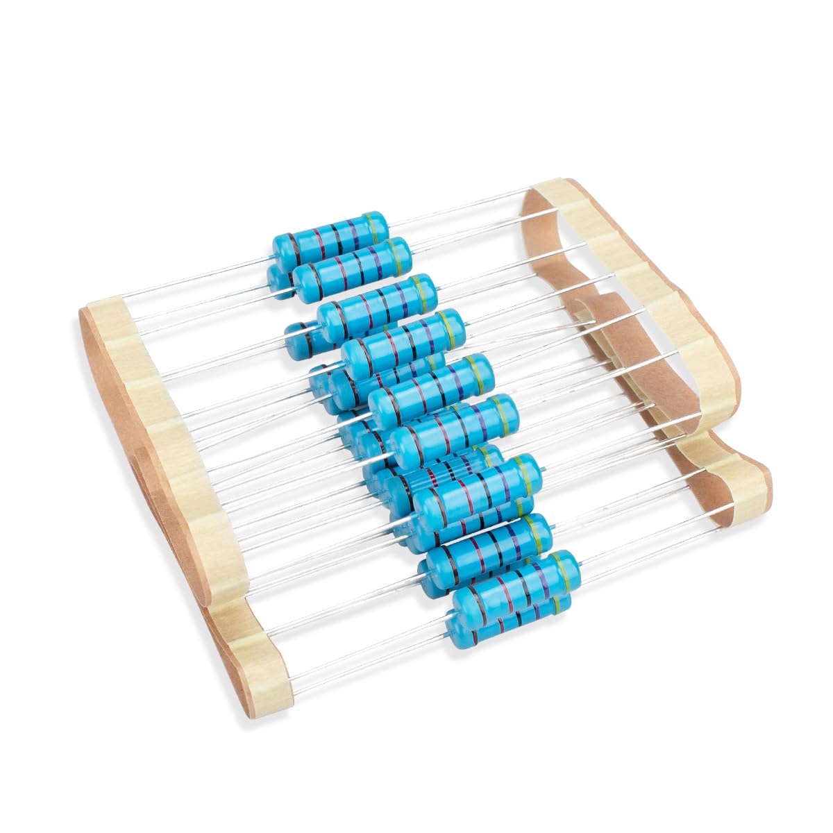 50 Pcs 1W 1% Tolerance 0.1 Ohm Metal Film Resistor Resistance for DIY Project and Experiments