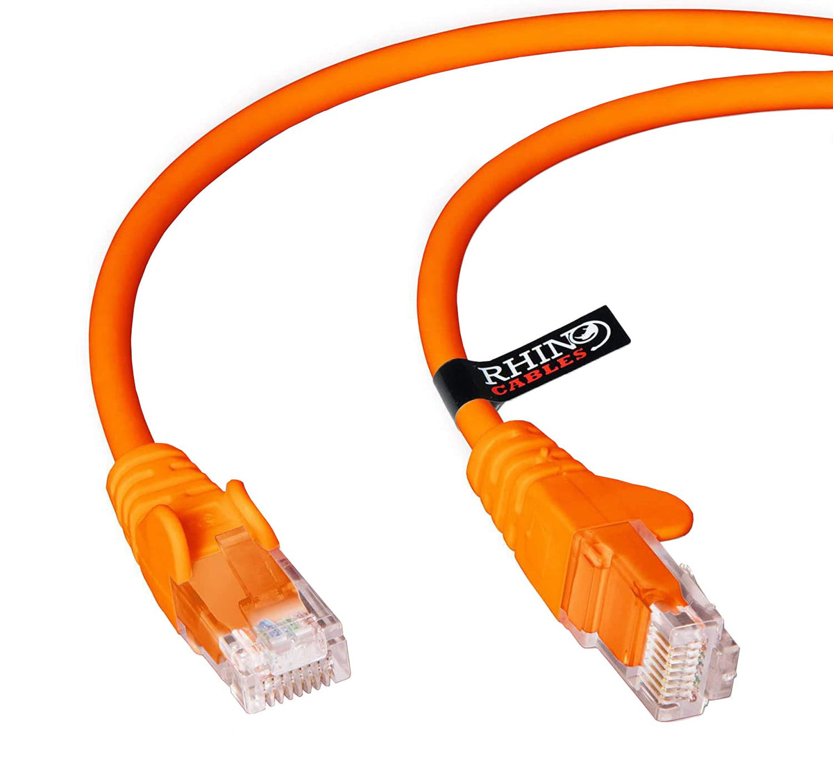 rhinocables CAT 5e Ethernet Cable, RJ45 Network Lead (3m, Black)