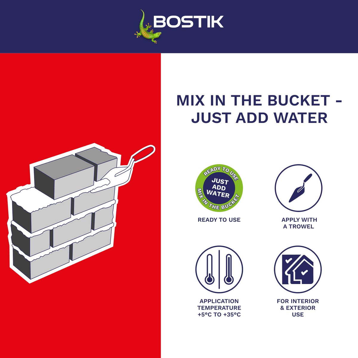 Bostik Cementone General Purpose Mortar 5kg