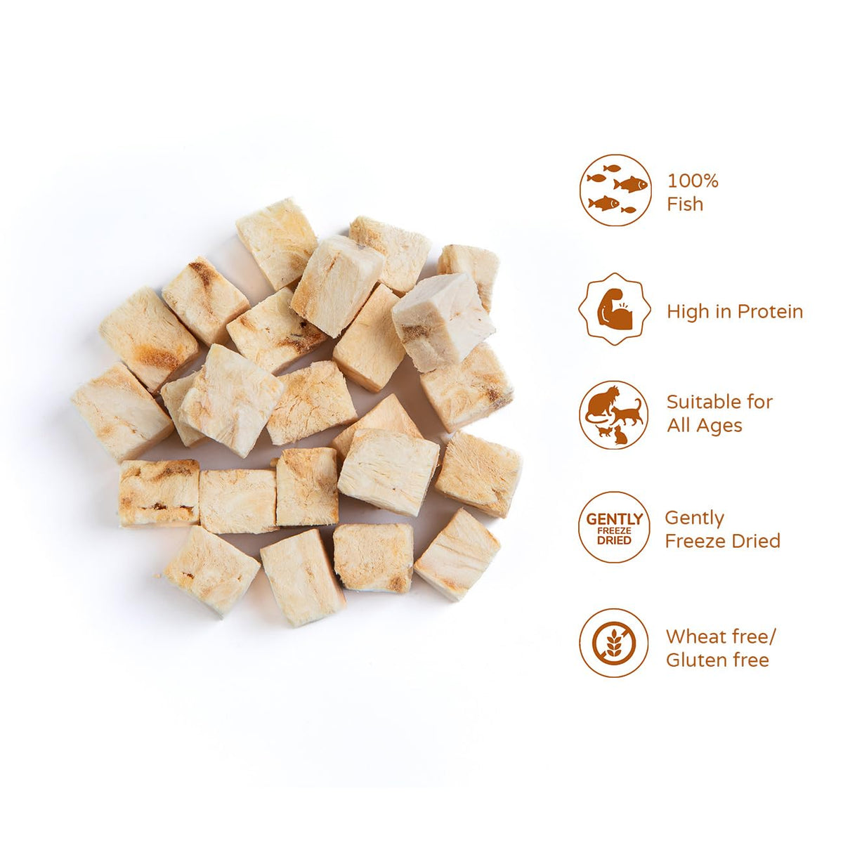 Thrive 100% Chicken Breast Freeze-Dried Cat Treats – Single Ingredient, High Protein – Grain Free – 170g MaxiTube