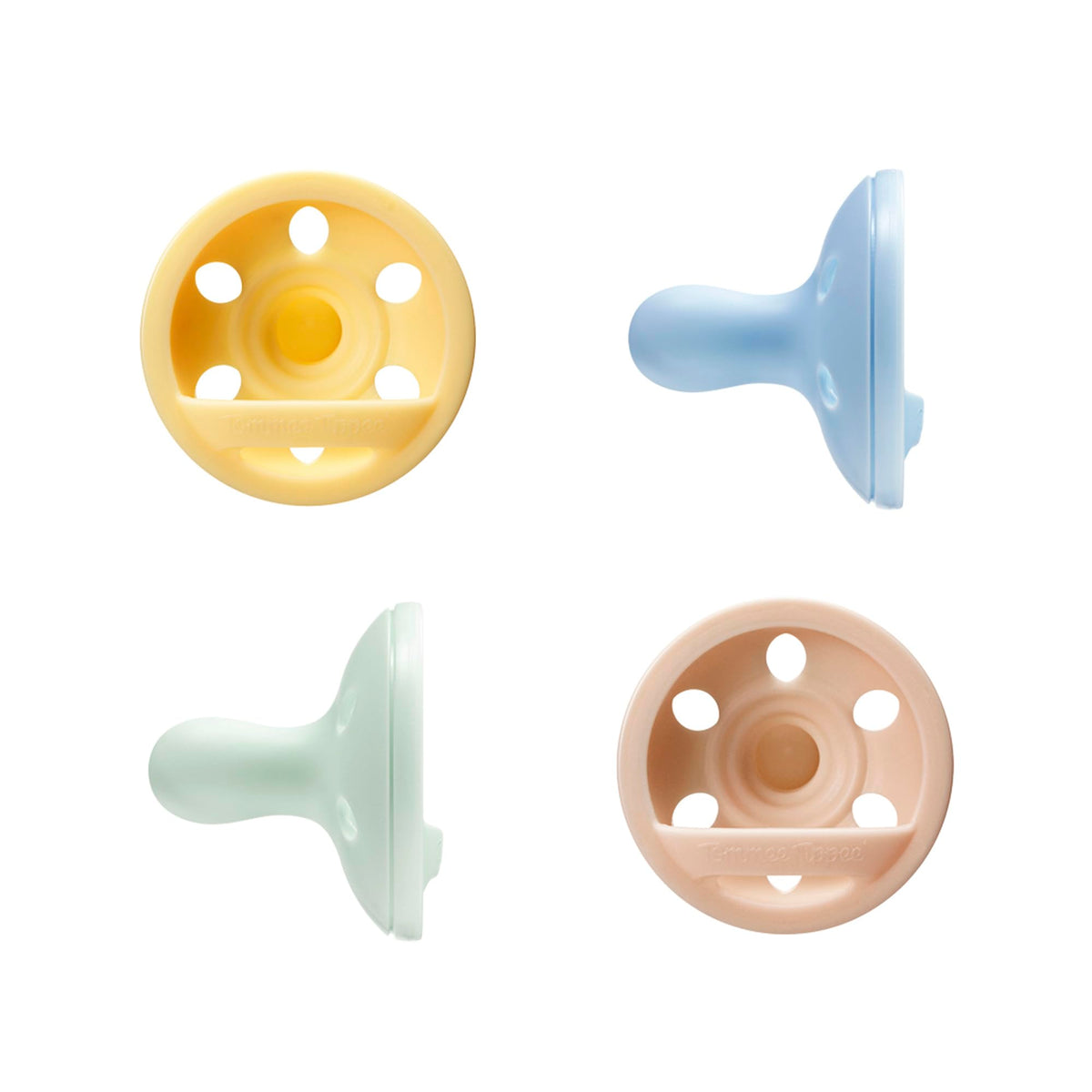 Tommee Tippee Ultra-Light StayPut Dummy 0-6m Silicone Pack of 4