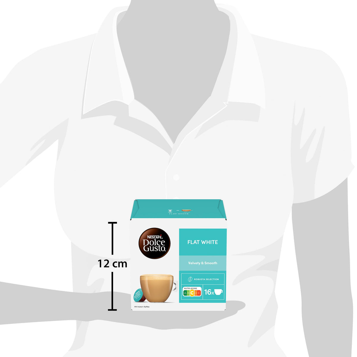 Nescafé Dolce Gusto Flat White Coffee Pods 16 Pods | Multipack of 3