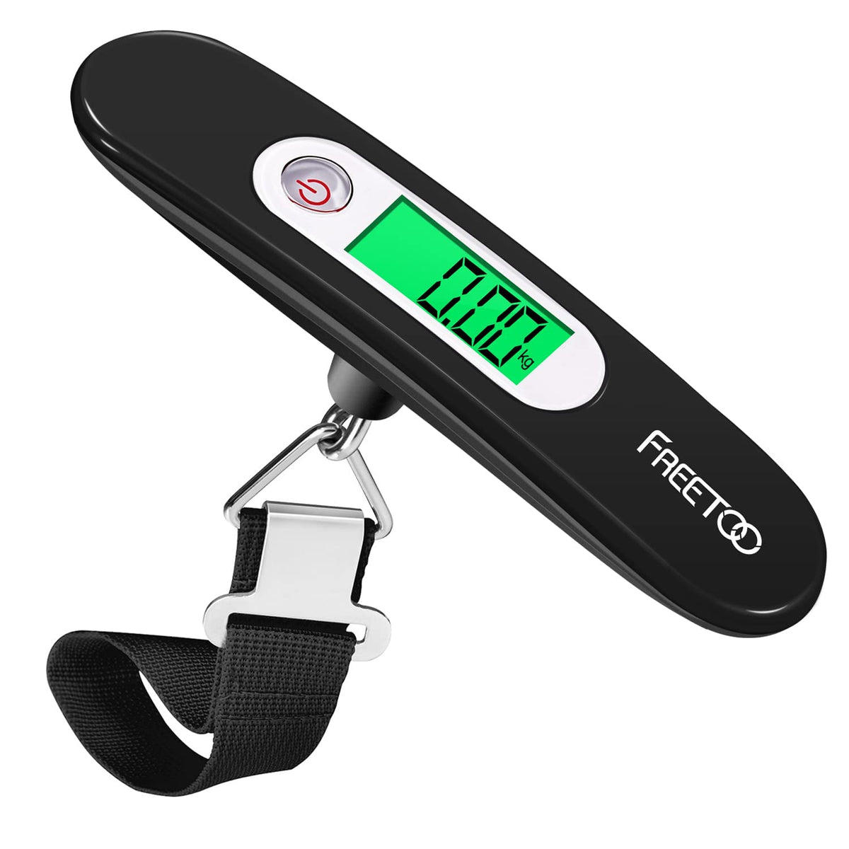 FREETOO Luggage Scale with Tare Function 110 Lb/ 50Kg Capacity, Black