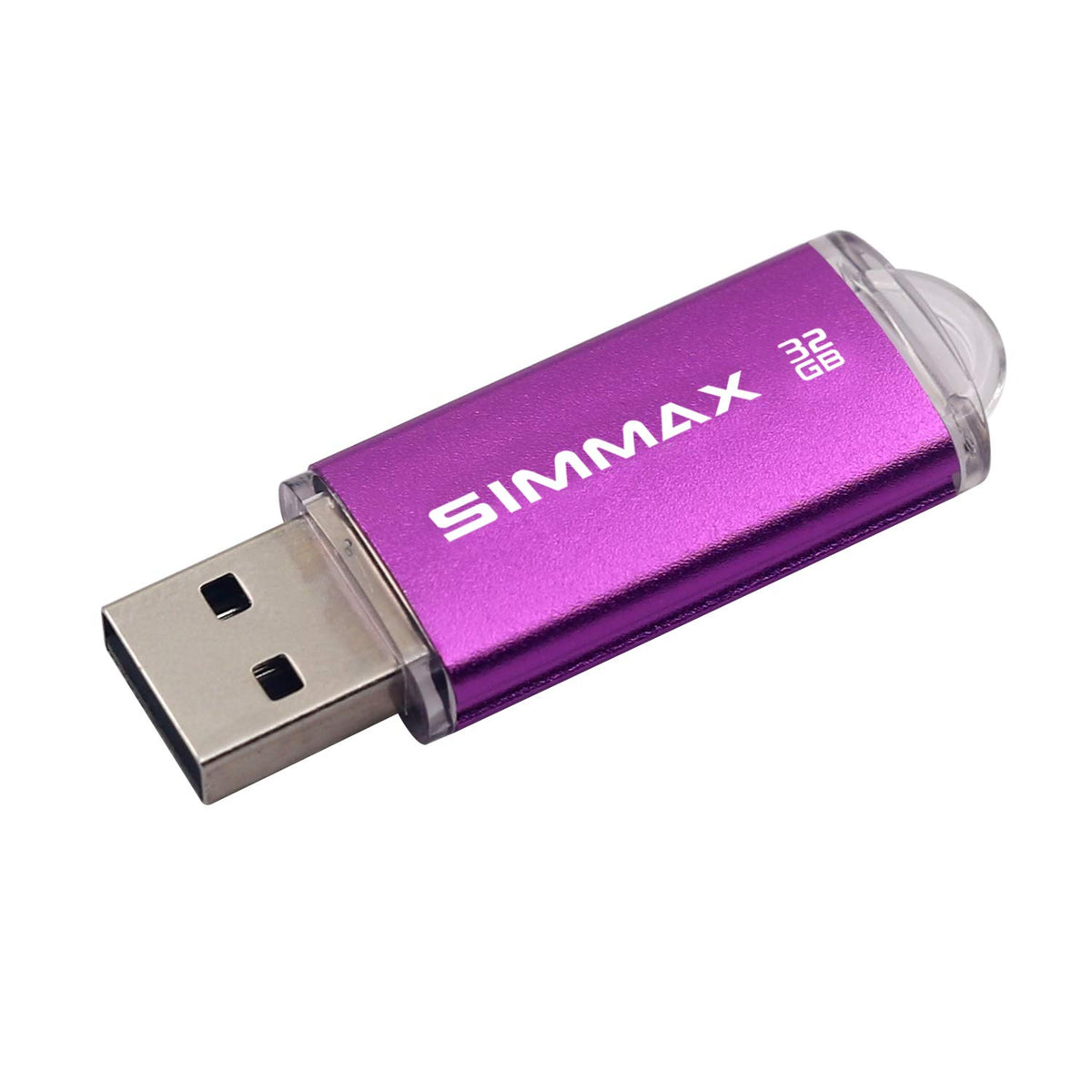 SIMMAX 32GB Memory Stick USB 2.0 Flash Drives Swivel Thumb Drive Pen Drive (32GB Purple)