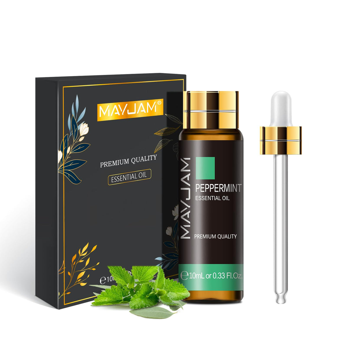 MAYJAM Peppermint Essential Oil 100ML - Premium Diffuser Oil