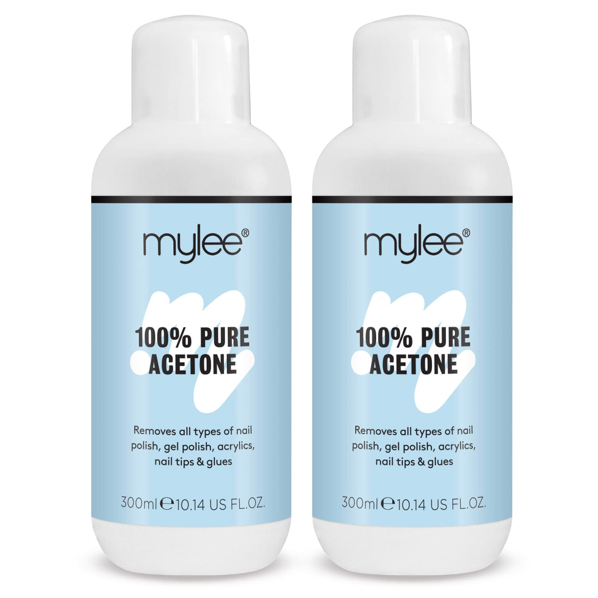 Mylee 100% Pure Acetone (300ml) - Gel Nail Polish Remover