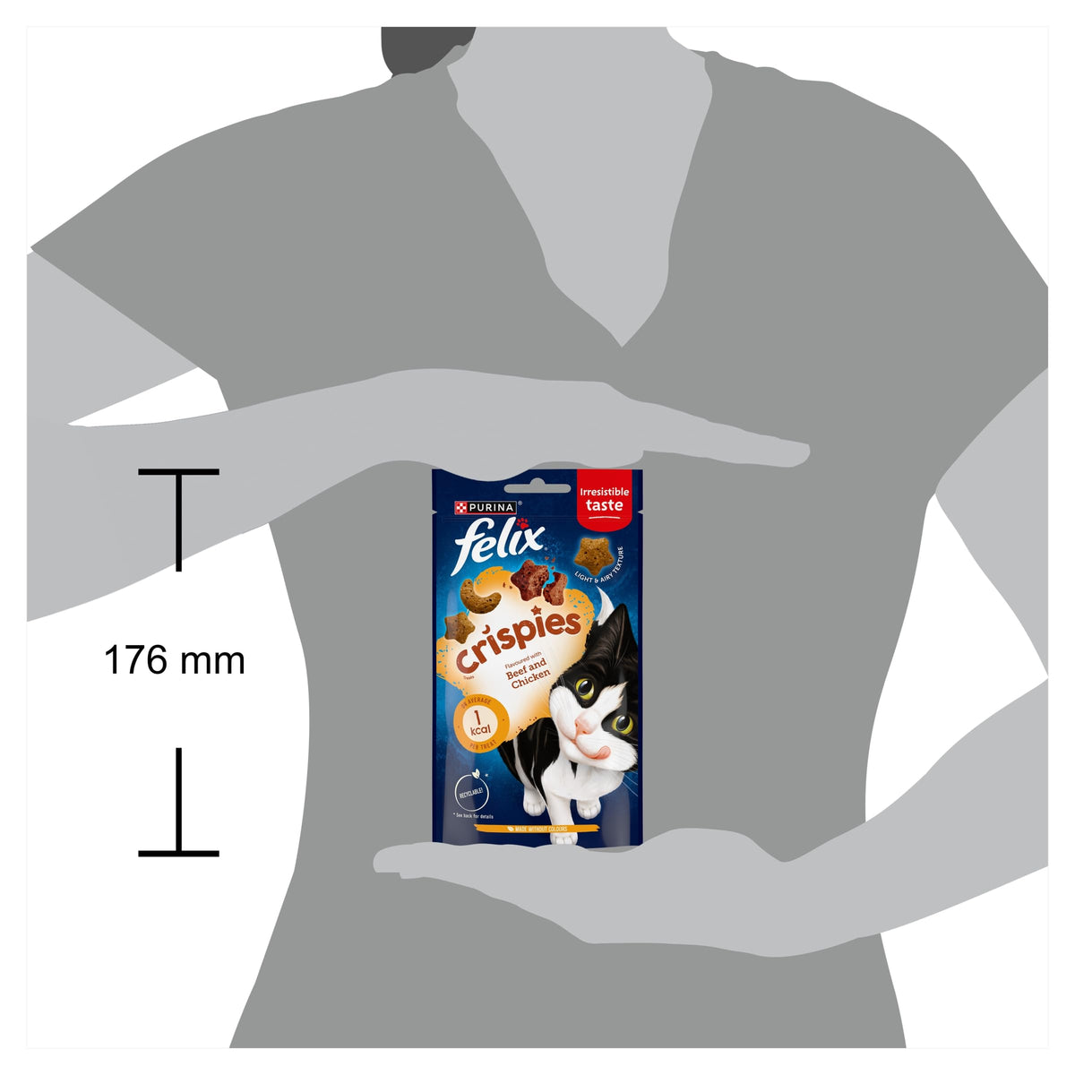 FELIX Tasty Shreds Adult Wet Cat Food Mixed Selection in Gravy Chicken, Beef, Tuna, Salmon 40 x 80g Pouches