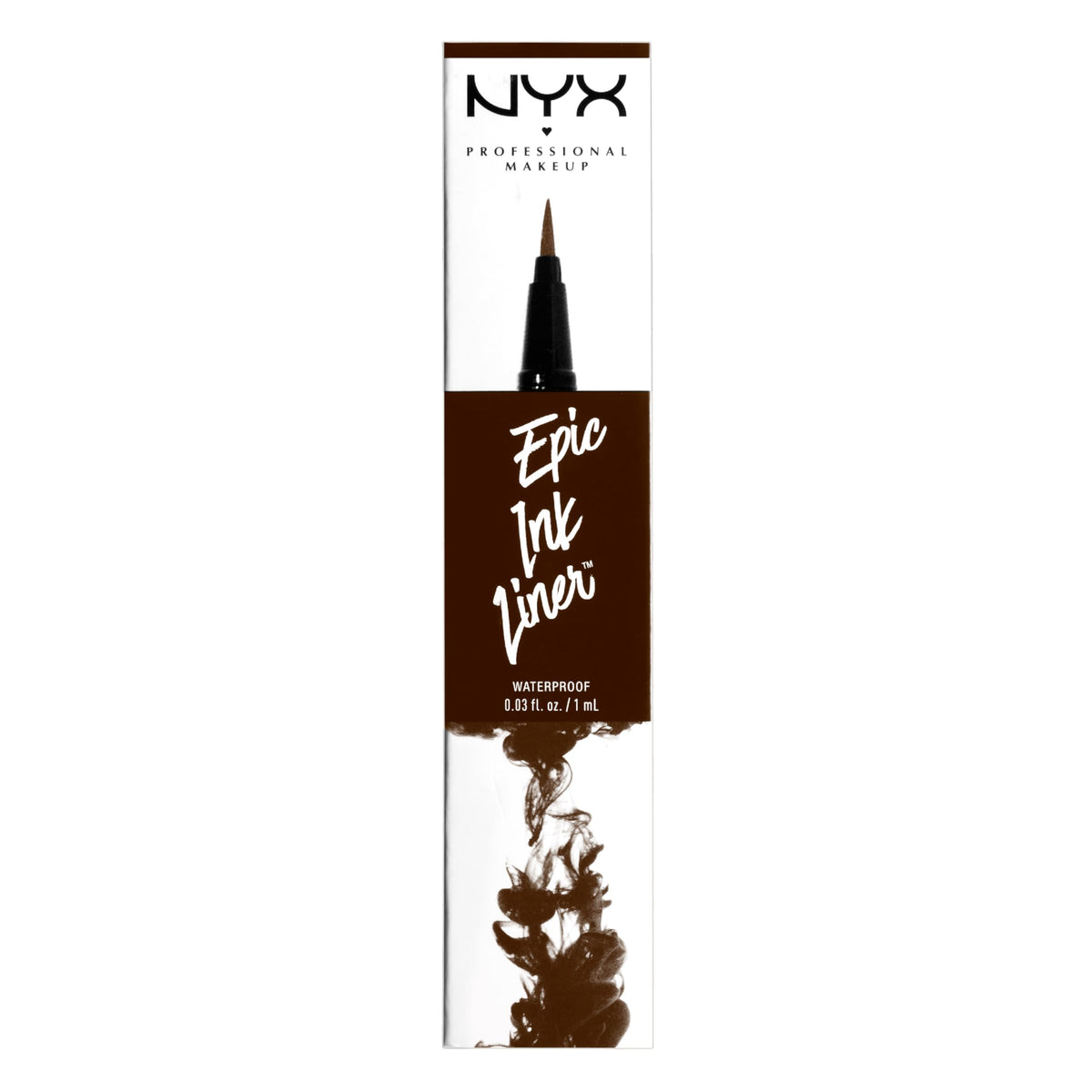 NYX Professional Makeup Eye Liner, Epic Ink Waterproof Liner, Black