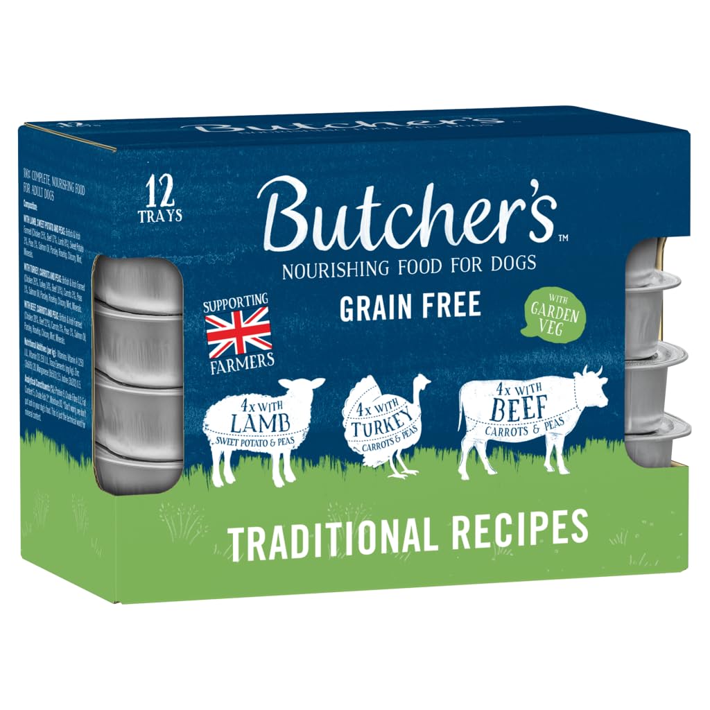 Butcher's Complete Wet Tray Adult Dog Food Traditional Recipes Pack 24x150g