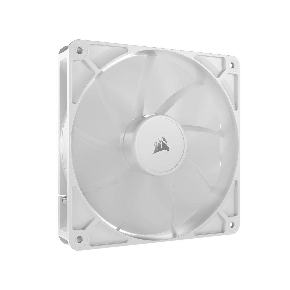 CORSAIR RS120 ARGB 120mm PWM Fans – Daisy-Chain Connection – Low-Noise – Magnetic Dome Bearing – Triple Pack – White