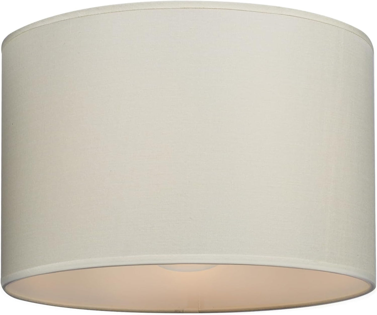 GIGGI Fabric Lamp Shades, 10" Beige Lampshades for Ceiling Lights, Table Lamps & Floor Lamps, Easy Fit Pendant Light Shade Ceiling for Living Room, Bedroom, Kitchen, Hallway, Office & Home Décor
