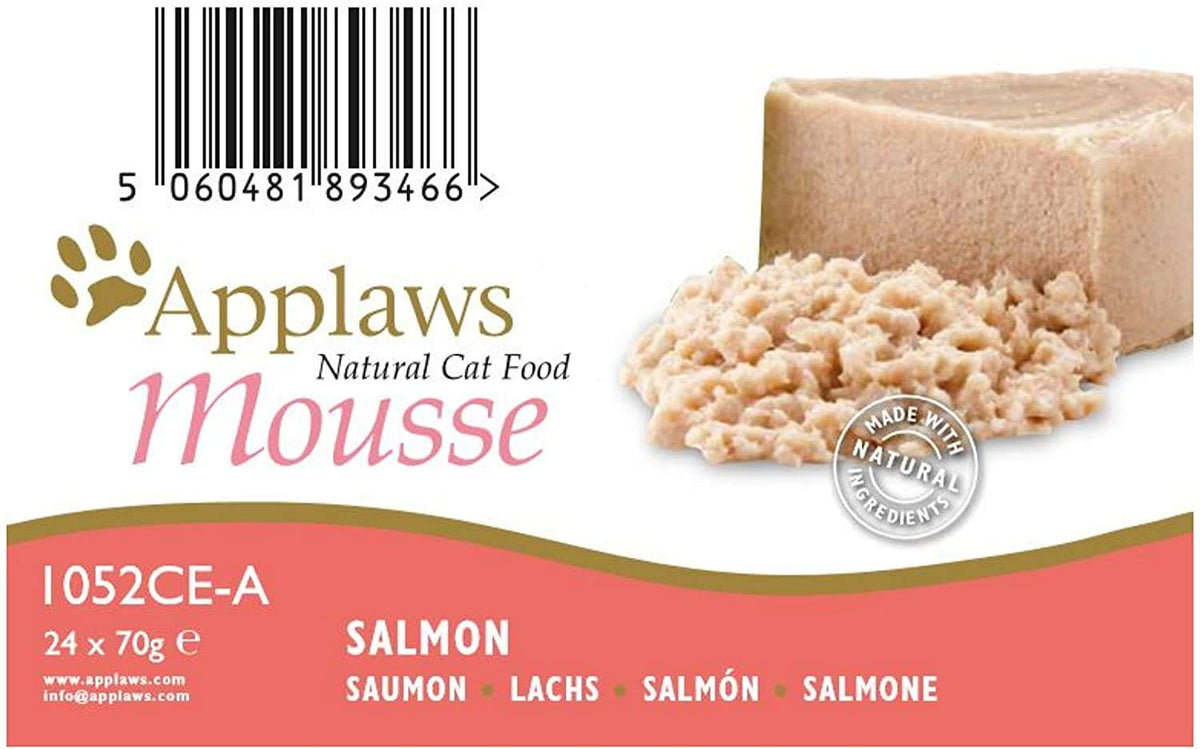 Applaws 100% Natural Wet Cat Food 24 x 70g Tuna Fillet Tins in Broth