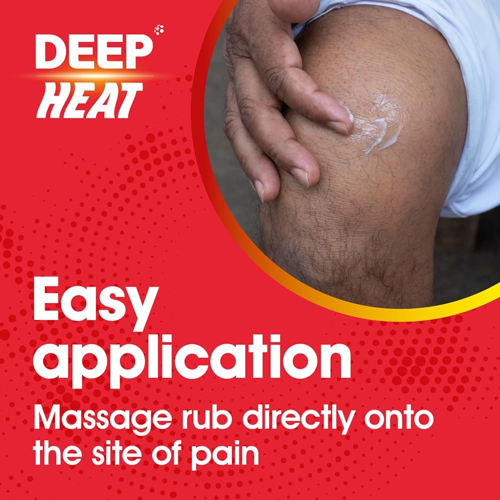 Deep Heat Heat Rub, Relieves Muscular Aches & Pains, 67g (Pack of 1)