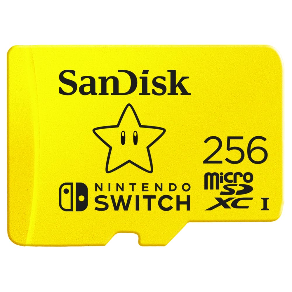 SANDISK microSD Card 128GB, Super Mario Super Mushroom Edition
