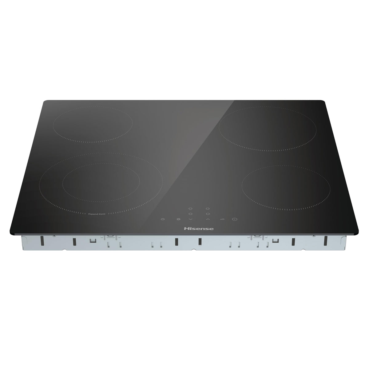 Hisense E6432C Built-in 60cm Electric Ceramic Hob with Child Lock, Touch control, Timer Function - Black 7200W, 20 x 24 x 2 inches (L x W x H)