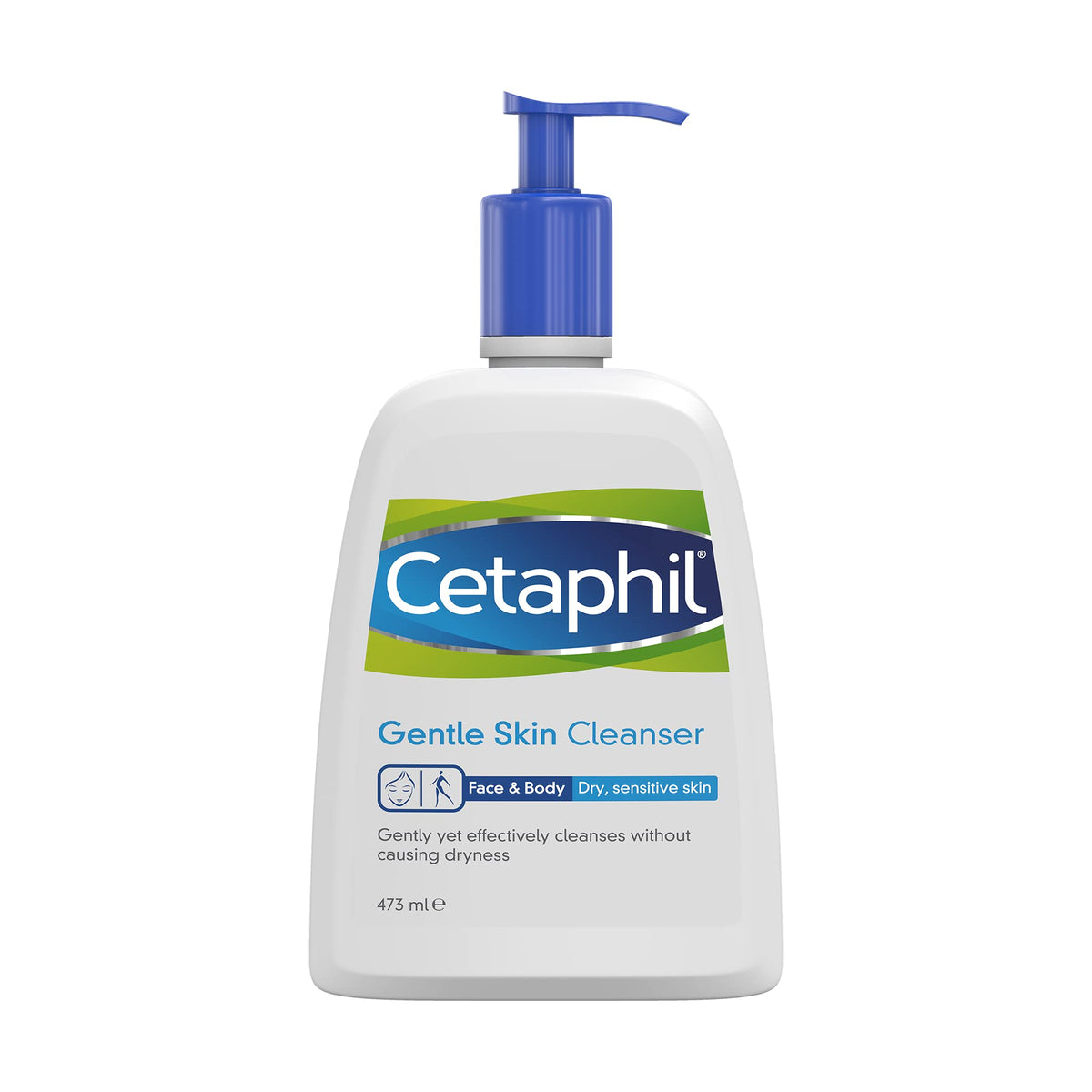 Cetaphil Gentle Skin Cleanser, 473ml, Face & Body Wash, For Normal To Dry Sensitive Skin, With Niacinamide & Glycerin, Soap Free, Packaging May Vary