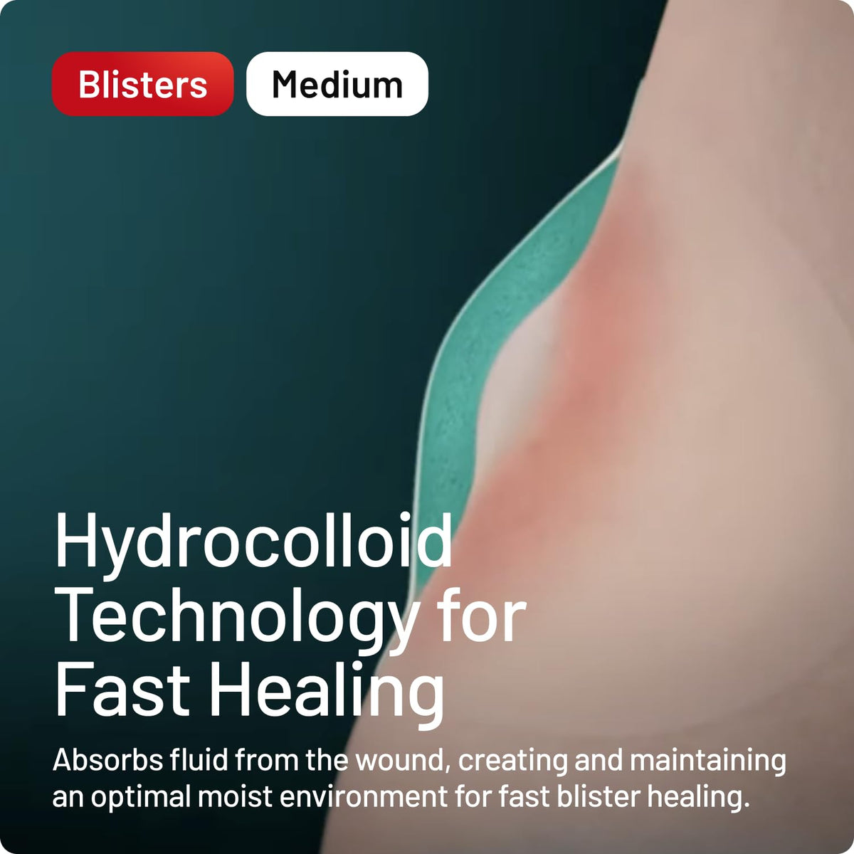 Compeed Medium Blister Plasters, Hydrocolloid, Pack of 12