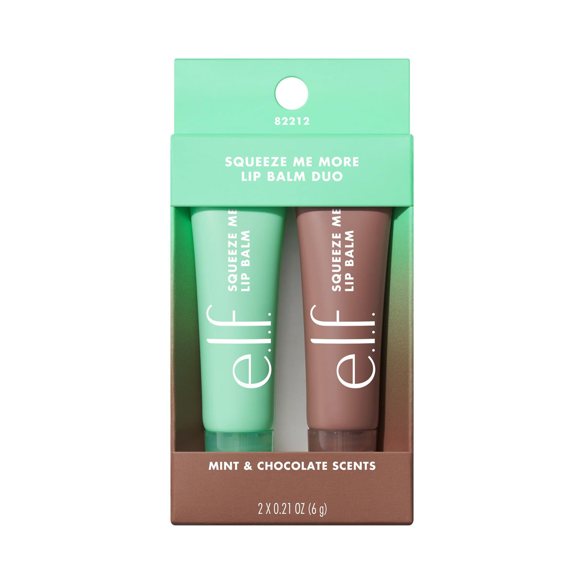 e.l.f. Squeeze Me Lip Balm Duo, Moisturizing Lip Balm for a Sheer Tint of Colour, Infused with Hyaluronic Acid, Vegan & Cruelty-Free, CHERRY/BUBBLEGUM