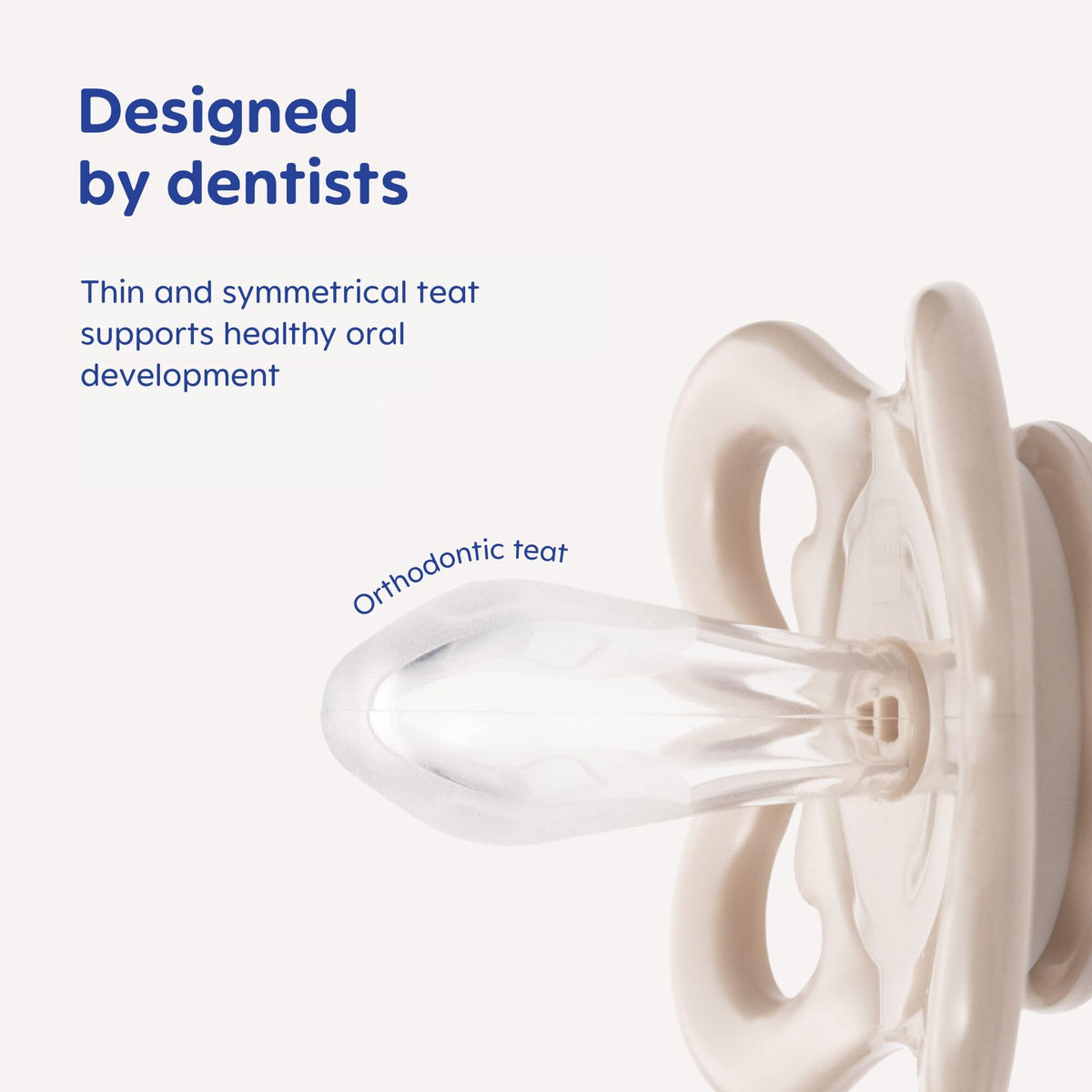 MAM Original Dummies, 0-6M, 2 Pack, Orthodontic Design, Blue/Cream
