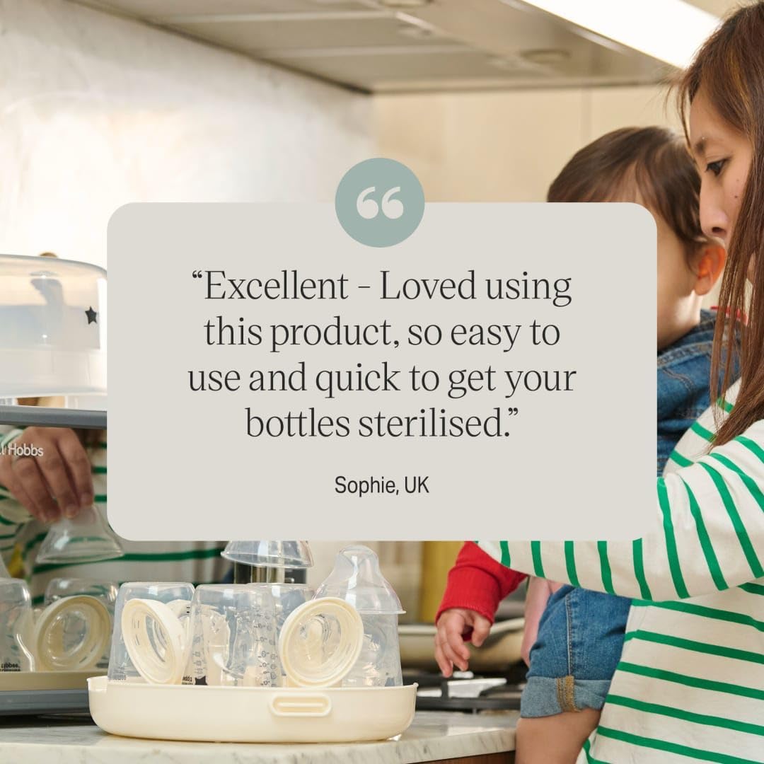 Tommee Tippee Microwave Steam Baby Bottle Steriliser 4-Minute Cycle