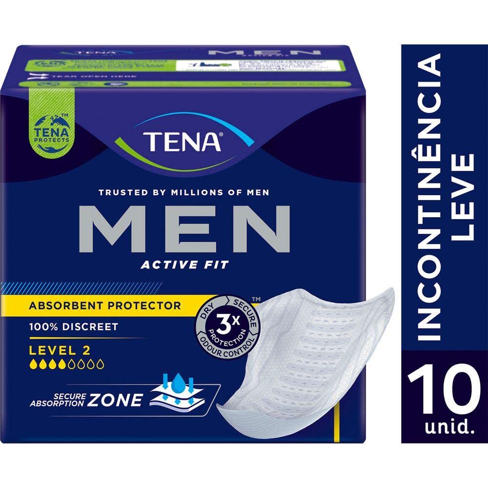 TENA Men Protective Underwear, Large, Level 4 for Heavy Bladder Weakness x 40